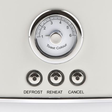 G3Ferrari G1013401 - Topinkovač s dvěma otvory ARTISTA 750W/230V bílá