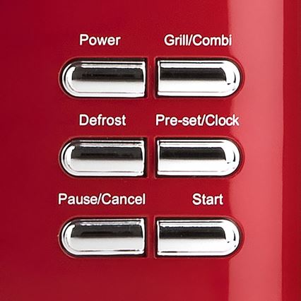 G3Ferrari G1015502 - Mikrovlnná trouba s grilem 1150W/230V 20 l červená