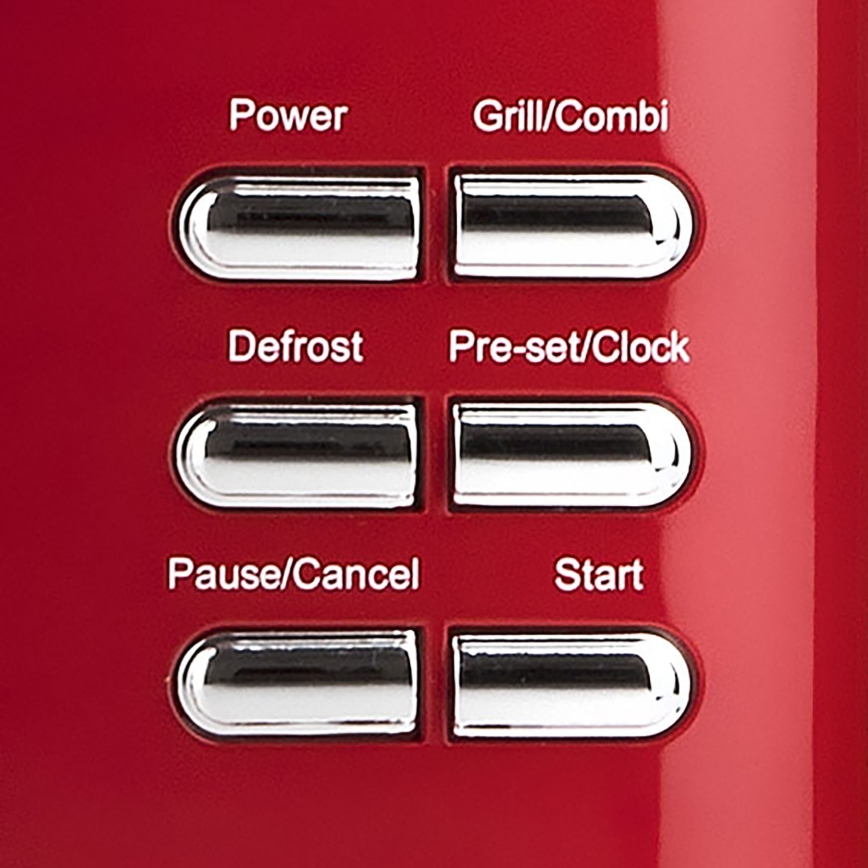 G3Ferrari G1015502 - Mikrovlnná trouba s grilem 1150W/230V 20 l červená