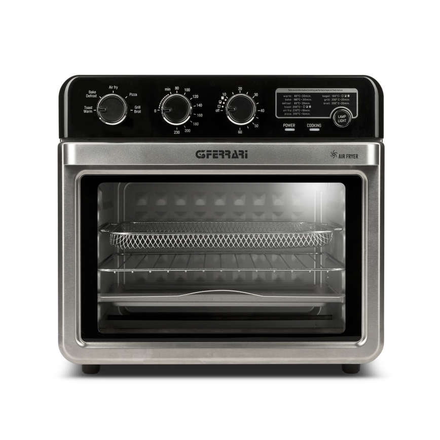 G3Ferrari G1022100 - Horkovzdušná trouba s fritézou 2000W/230V 32 l nerez