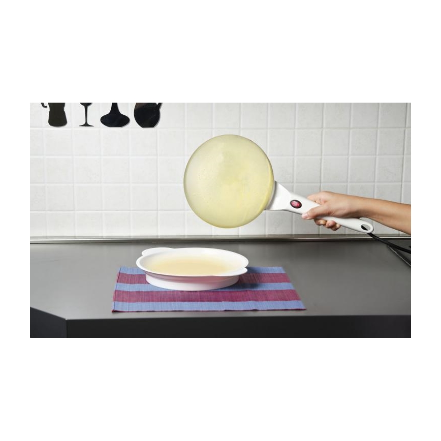 G3Ferrari G10306 - Palačinkovač CREPPE 20 cm 800W/230V bílá