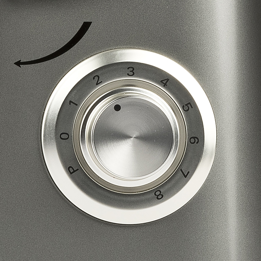 G3Ferrari G2016400 - Stolní robot s dvojitým hákem PASTAIO 8 l 1800W/230V matný chrom