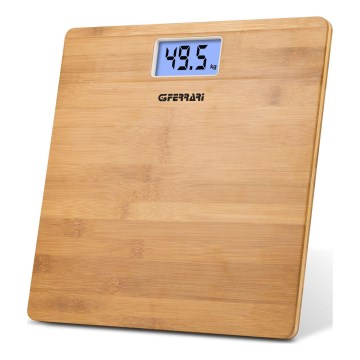 G3Ferrari G30042 - Digitální osobní váha 2xAAA bambus