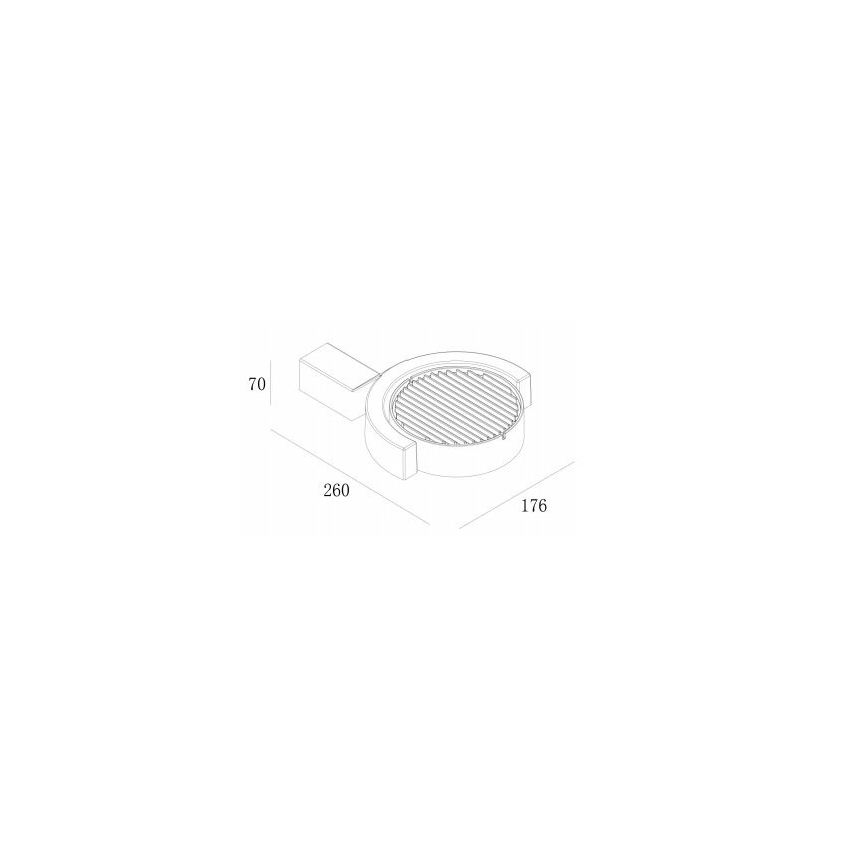 Gardino LX1241A - LED Venkovní nástěnné svítidlo MARGHERITA LED/15W/230V IP54