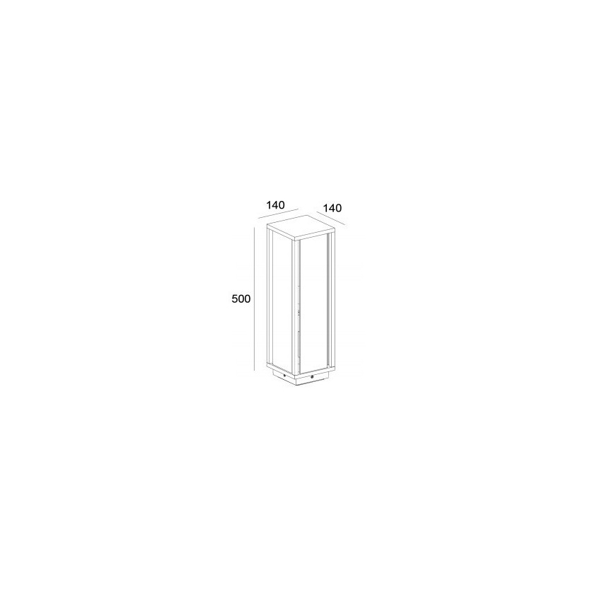 Gardino LX1463-500 - Venkovní lampa MELISSA 1xE27/15W/230V IP54