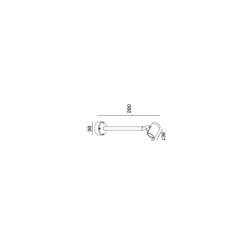 Gardino LX1674 - LED Venkovní nástěnné bodové svítidlo ROSE LED/15W/230V IP65