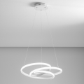 Gea Luce DIVA S P BIANCO - LED Stmívatelný lustr na lanku DIVA LED/43W/230V bílá