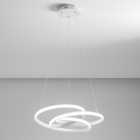 Gea Luce DIVA S P BIANCO - LED Stmívatelný lustr na lanku DIVA LED/43W/230V bílá