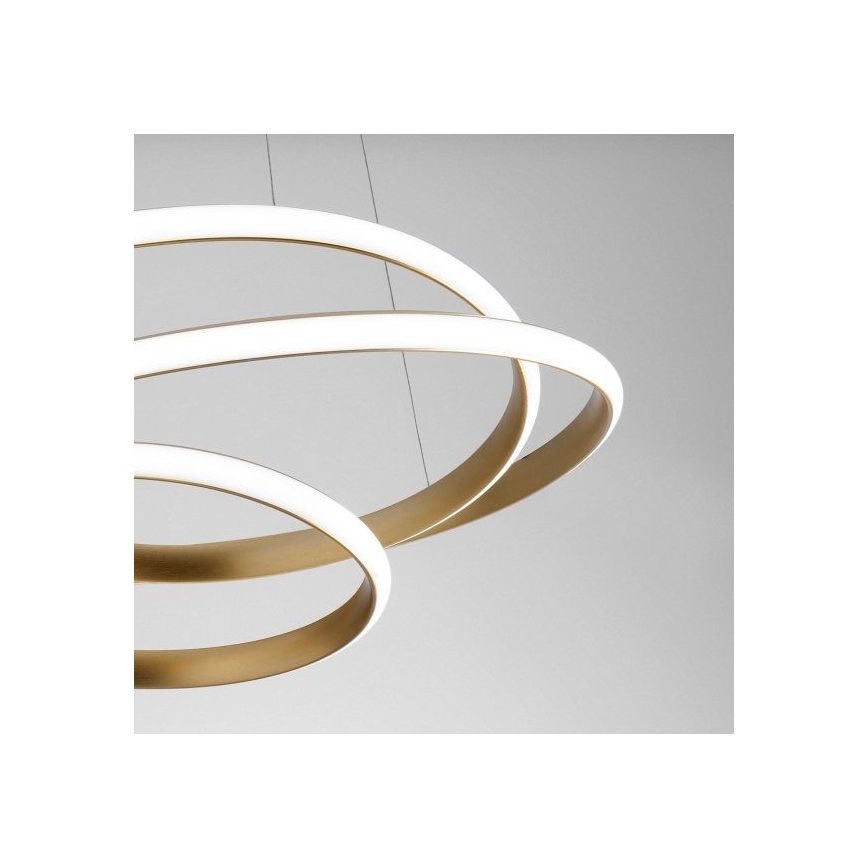 Gea Luce DIVA S P ORO - LED Stmívatelný lustr na lanku DIVA LED/43W/230V zlatá