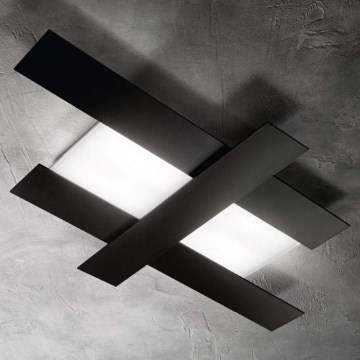 Gea Luce DOHA P M N - LED Stropní svítidlo DOHA LED/40W/230V černá