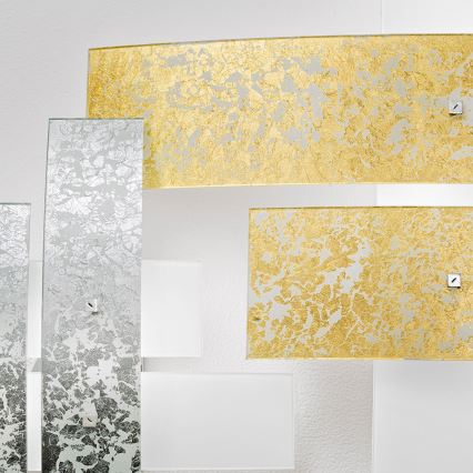 Gea Luce LARA P M oro - Stropní svítidlo LARA 2xE27/70W/230V 70 cm zlatá