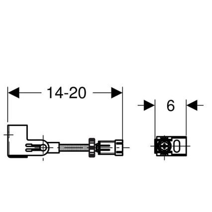 Geberit 111.835.00.1 - Sada pro ukotvení do stěny Duofix 2 ks