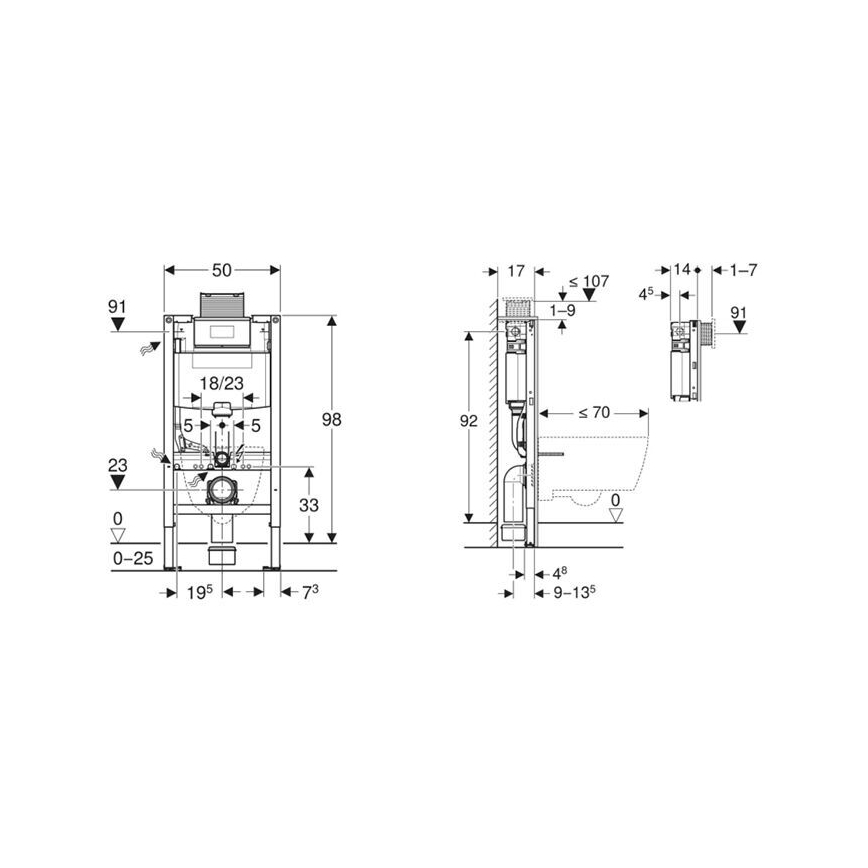Geberit 115.063.21.1 - Zásuvka pro tyčinku DuoFresh