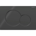 Geberit 115.770.DW.5 - Splachovací tlačítko Sigma01 Round 24,6x16,4 cm černá