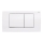Geberit 115.899.KJ.1 - Splachovací tlačítko Twinline30 34x18,5 cm bílá/lesklý chrom