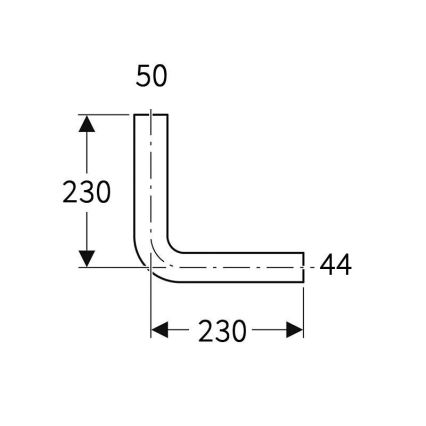 Geberit 118.003.11.1 - Splachovací koleno 90° alpská bílá