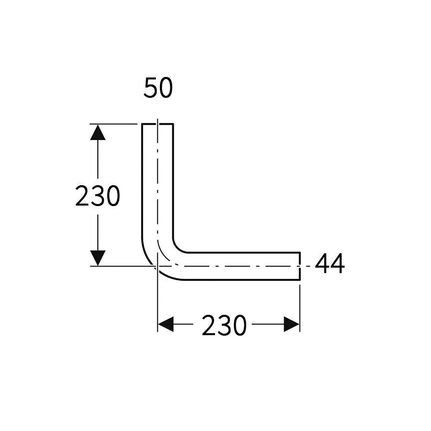 Geberit 118.003.11.1 - Splachovací koleno 90° alpská bílá