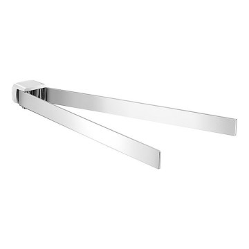 Gedy - Nástěnný věšák na ručníky otočný PIRENEI 36 cm lesklý chrom