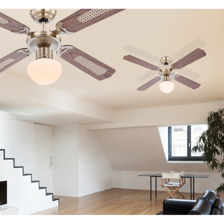 Globo - Stropní ventilátor 1xE27/60W/230V