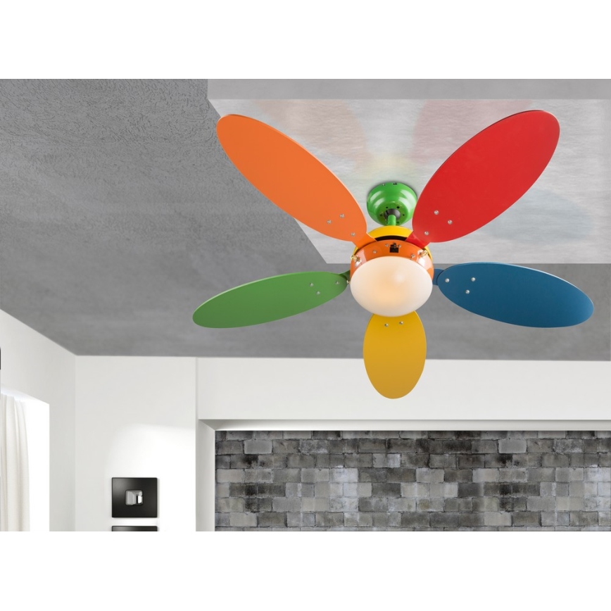 Globo - Stropní ventilátor 1xE14/60W/230V