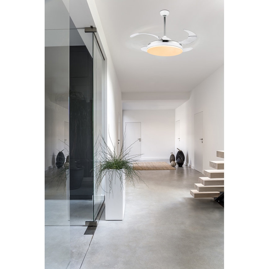 Globo 0351 - LED Stropní ventilátor s dálkovým ovladačem CABRERA LED/36W/230V