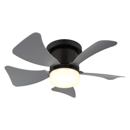 Globo - LED Stmívatelný stropní ventilátor LED/10W/230V 3000-6500K šedá + dálkové ovládání