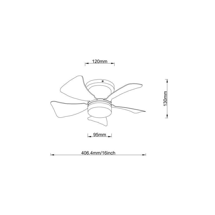 Globo - LED Stmívatelný stropní ventilátor LED/10W/230V 3000-6500K pestrobarevná + dálkové ovládání