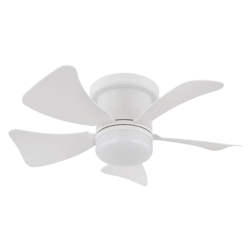 Globo - LED Stmívatelný stropní ventilátor LED/10W/230V 3000-6500K bílá + dálkové ovládání
