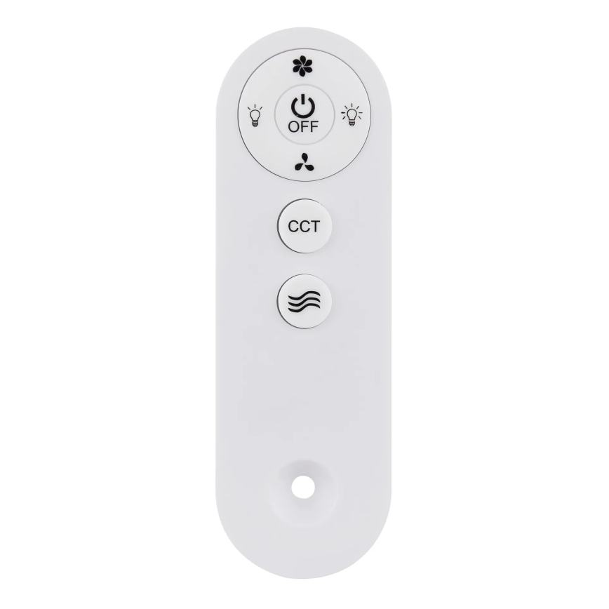 Globo - LED Stmívatelný stropní ventilátor LED/10W/230V 3000-6500K bílá + dálkové ovládání