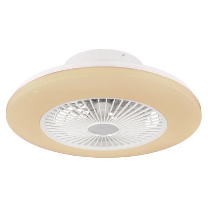 Globo - LED Stmívatelné stropní svítidlo s ventilátorem LED/30W/230V 3000-6500K + dálkové ovládání