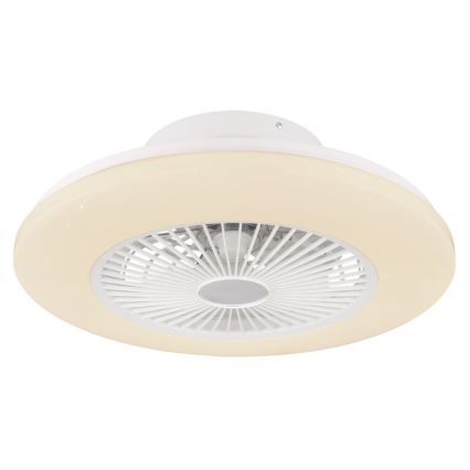 Globo - LED Stmívatelné stropní svítidlo s ventilátorem LED/30W/230V 3000-6500K + dálkové ovládání