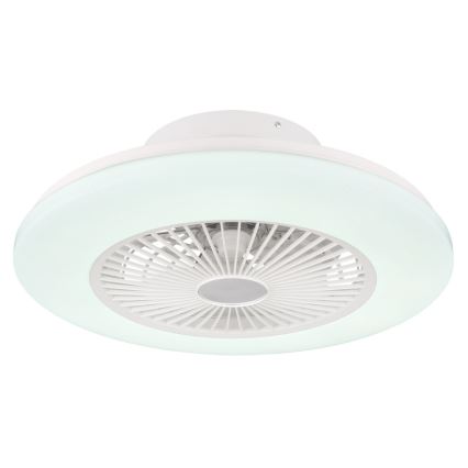 Globo - LED Stmívatelné stropní svítidlo s ventilátorem LED/30W/230V 3000-6500K + dálkové ovládání