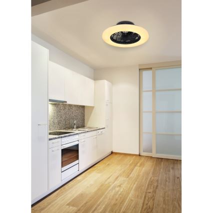 Globo - LED Stmívatelné stropní svítidlo s ventilátorem LED/30W/230V 3000-6500K + dálkové ovládání