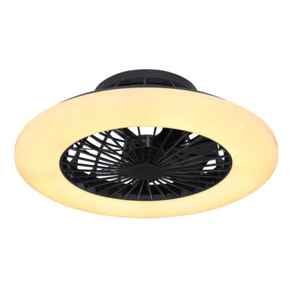 Globo - LED Stmívatelné stropní svítidlo s ventilátorem LED/30W/230V 3000-6500K + dálkové ovládání