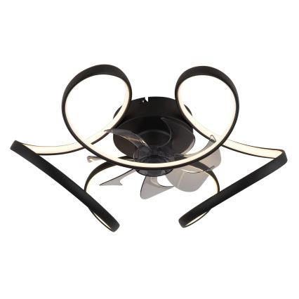 Globo - LED Stmívatelný stropní ventilátor LED/40W/230V 3000-6000K + dálkové ovládání