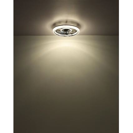 Globo - LED Stmívatelný stropní ventilátor LED/30W/230V 2700-6000K + dálkové ovládání