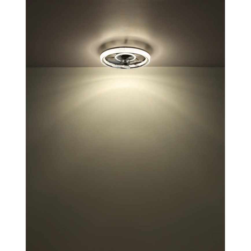 Globo - LED Stmívatelný stropní ventilátor LED/30W/230V 2700-6000K + dálkové ovládání