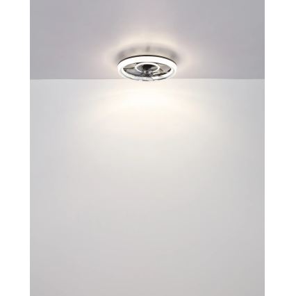Globo - LED Stmívatelný stropní ventilátor LED/30W/230V 2700-6000K + dálkové ovládání