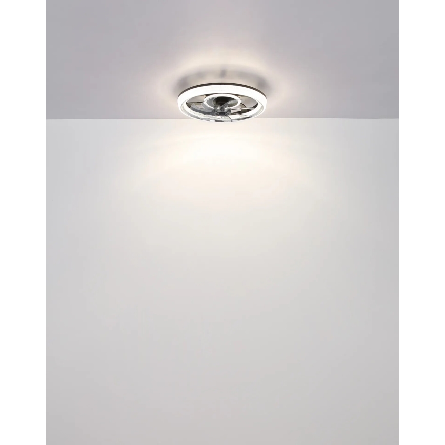 Globo - LED Stmívatelný stropní ventilátor LED/30W/230V 2700-6000K + dálkové ovládání