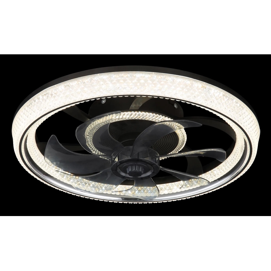 Globo - LED Stmívatelný stropní ventilátor LED/30W/230V 2700-6000K + dálkové ovládání