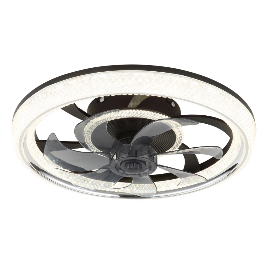 Globo - LED Stmívatelný stropní ventilátor LED/30W/230V 2700-6000K + dálkové ovládání