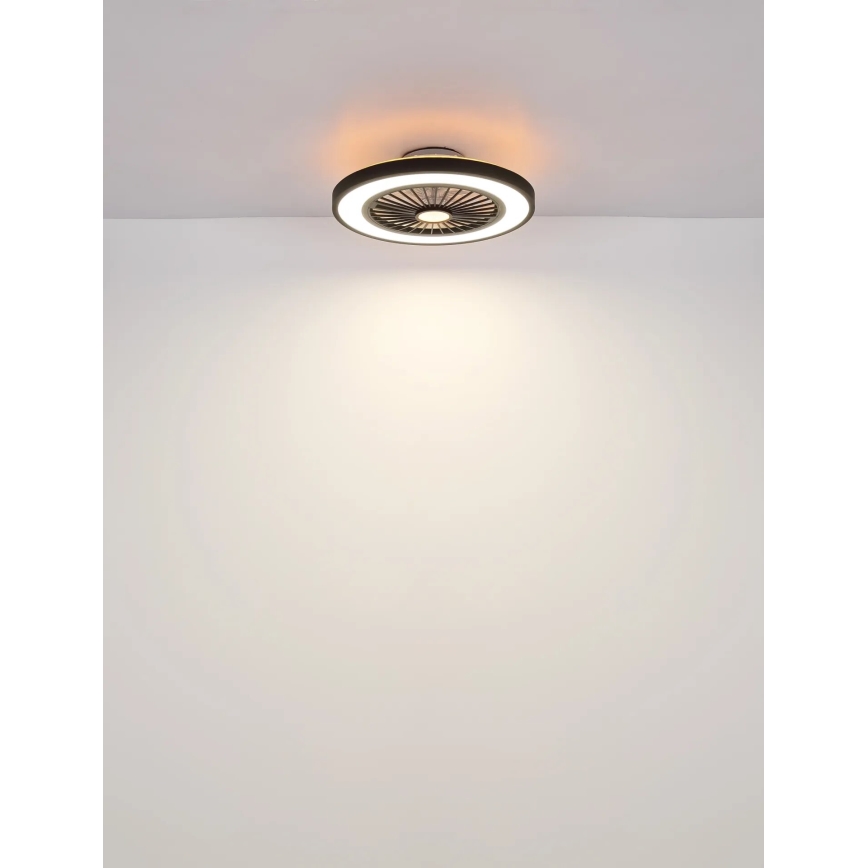 Globo - LED Stmívatelný stropní ventilátor LED/45W/230V 3000-6500K + dálkové ovládání