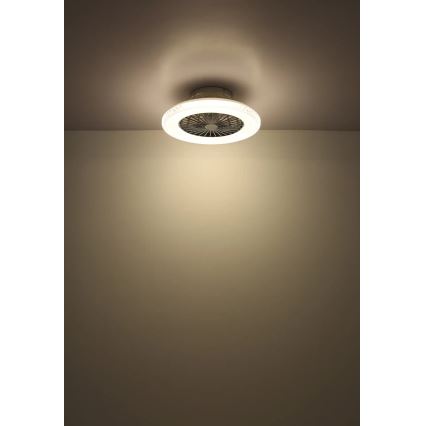 Globo - LED Stmívatelný stropní ventilátor LED/40W/230V 3000-6500K + dálkové ovládání