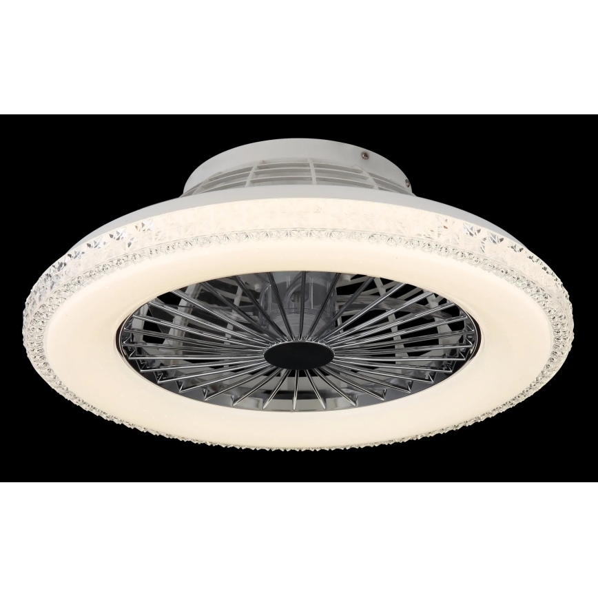 Globo - LED Stmívatelný stropní ventilátor LED/40W/230V 3000-6500K + dálkové ovládání