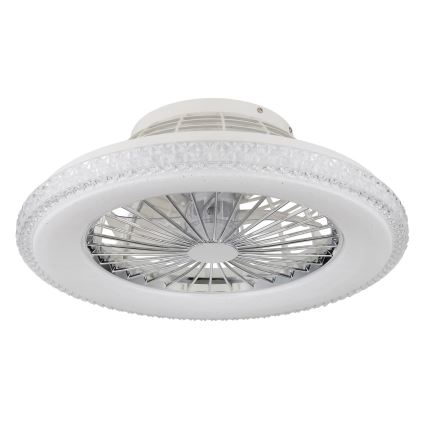 Globo - LED Stmívatelný stropní ventilátor LED/40W/230V 3000-6500K + dálkové ovládání