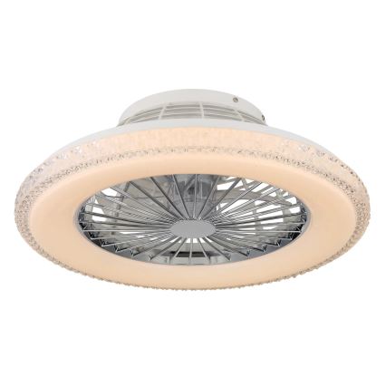 Globo - LED Stmívatelný stropní ventilátor LED/40W/230V 3000-6500K + dálkové ovládání