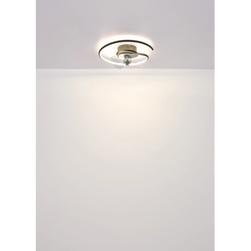 Globo - LED Stmívatelný stropní ventilátor LED/30W/230V 2700-6500K + dálkové ovládání
