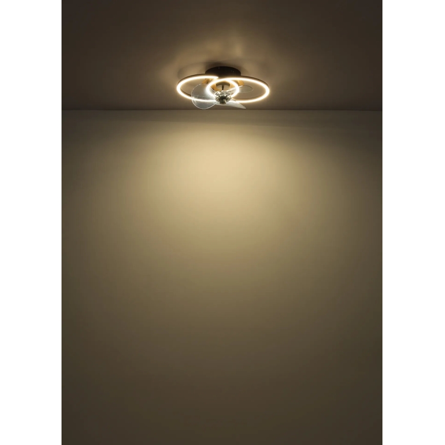 Globo - LED Stmívatelný stropní ventilátor LED/24W/230V 2700-6500K + dálkové ovládání