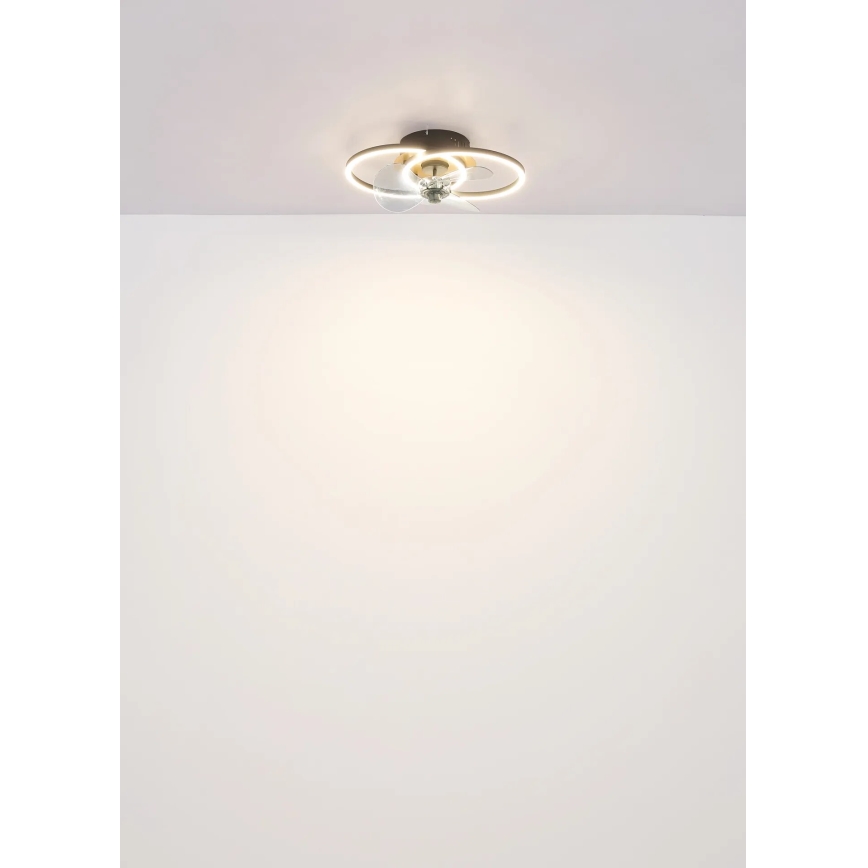 Globo - LED Stmívatelný stropní ventilátor LED/24W/230V 2700-6500K + dálkové ovládání