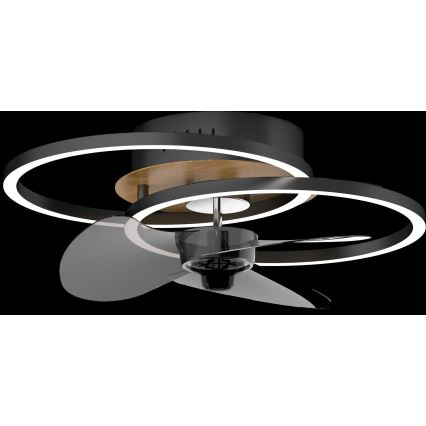 Globo - LED Stmívatelný stropní ventilátor LED/24W/230V 2700-6500K + dálkové ovládání
